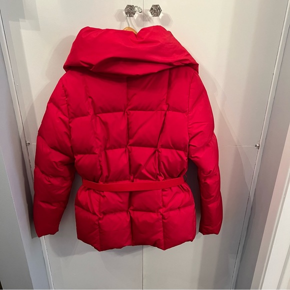 LACOSTE  Red Puffer Coat - Picture 6 of 10